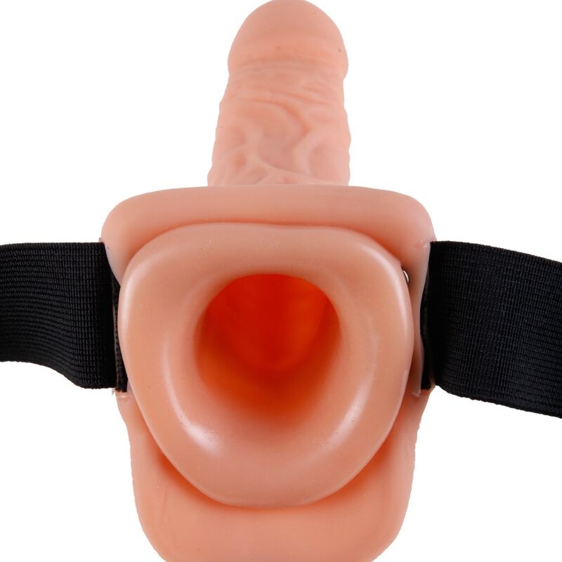 Fetish Fantasy Adjustable Harness Remote Control Realistic Penis With Testicles 17 8 CM