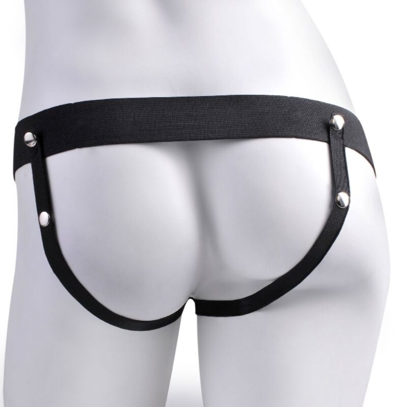 Fetish Fantasy Adjustable Harness Realistic Penis With Balls Rechargeable And Vibrator 17 8 CM - 5