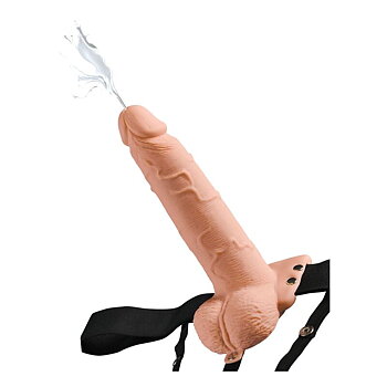 Fetish Fantasy Adjustable Harness Realistic Penis With Balls Squirting 19 CM