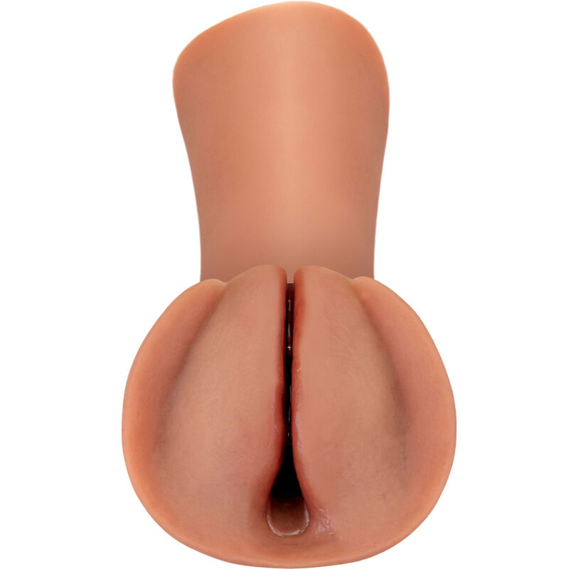 Pdx Extreme Fetish Fantasy Extreme Slippery Slit Stroker Silicone Caramel - 2