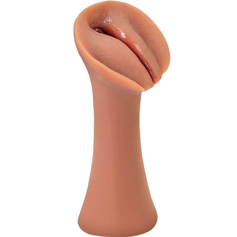 Pdx Extreme Fetish Fantasy Extreme Slippery Slit Stroker Silicone Caramel - 3
