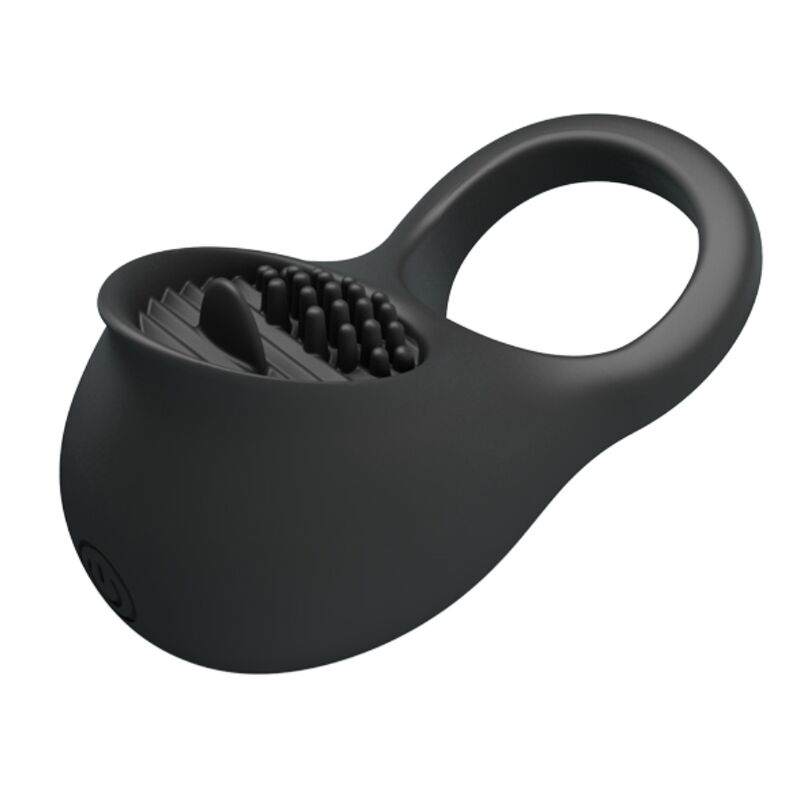 For Him Pretty Love Vibrating Penis Ring With Tongue - 4