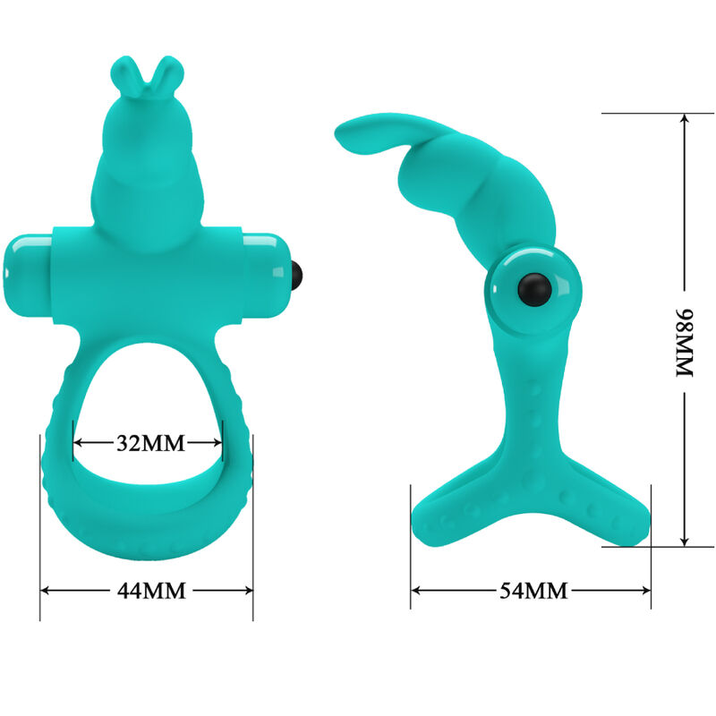 For Him Pretty Love Figgy Rabbit Vibrator Ring - 4