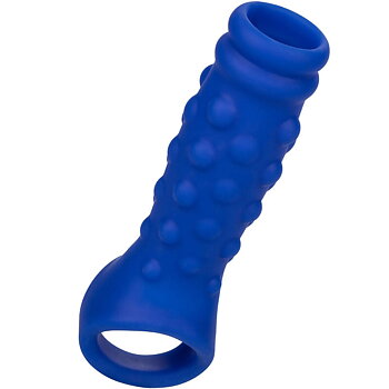 Calexotics Admiral Beaded Penis Cover Liquid Silicone