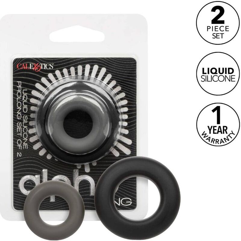 Calexotics Alpha Prolong Set Of 2 Ring - 2