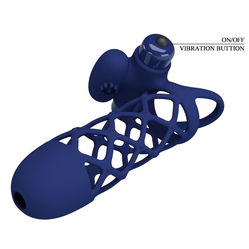 For Him Pretty Love Giann Vibrator Ring With Silicone Sheath - 5