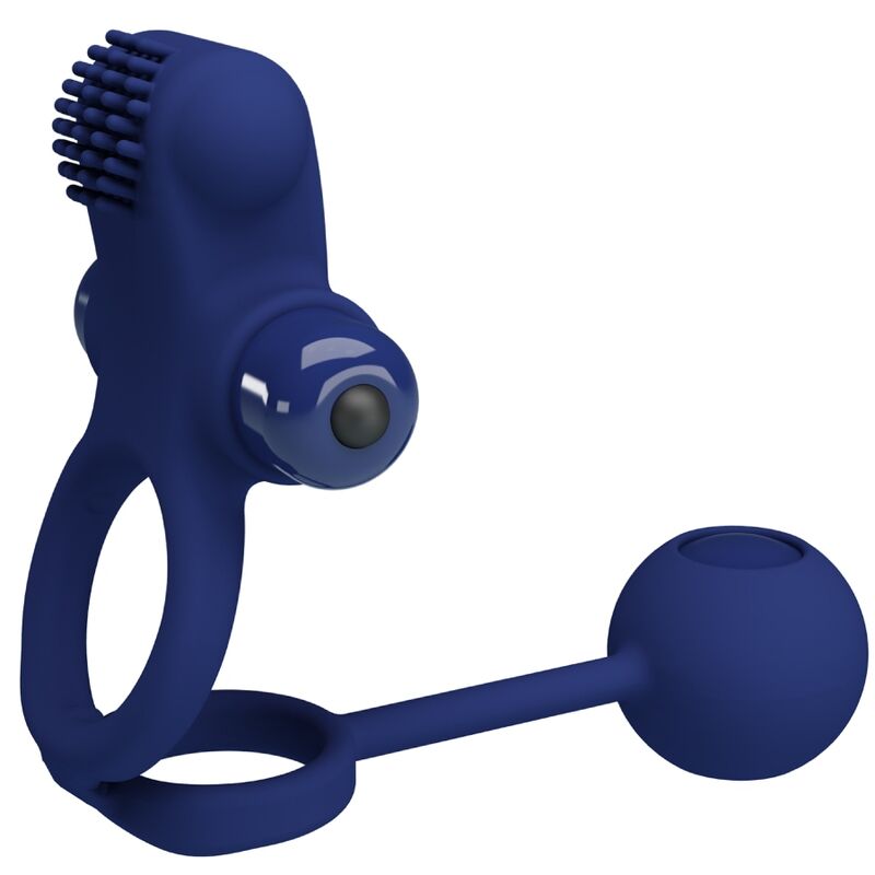 For Him Pretty Love Remington Double Vibrating Ring With Plug