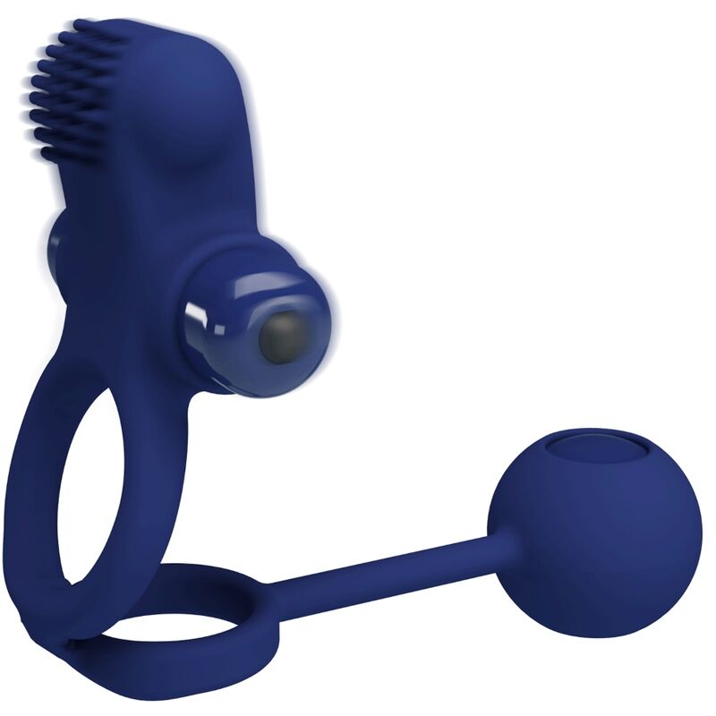 For Him Pretty Love Remington Double Vibrating Ring With Plug - 4