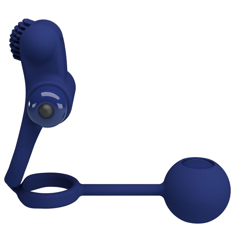 For Him Pretty Love Remington Double Vibrating Ring With Plug - 2