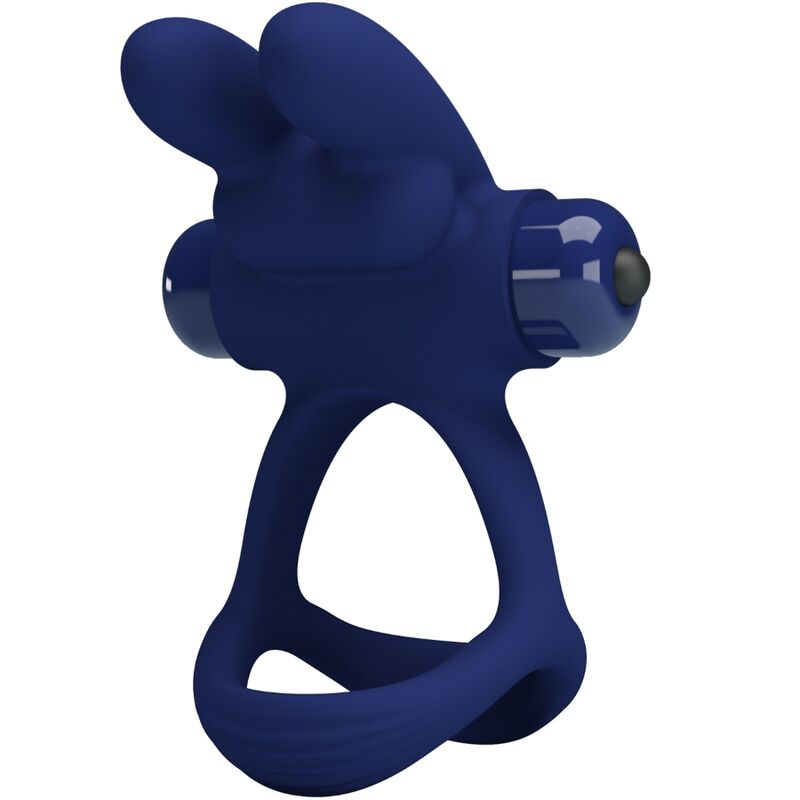 For Him Pretty Love Francisco Double Vibrating Ring Rabbit