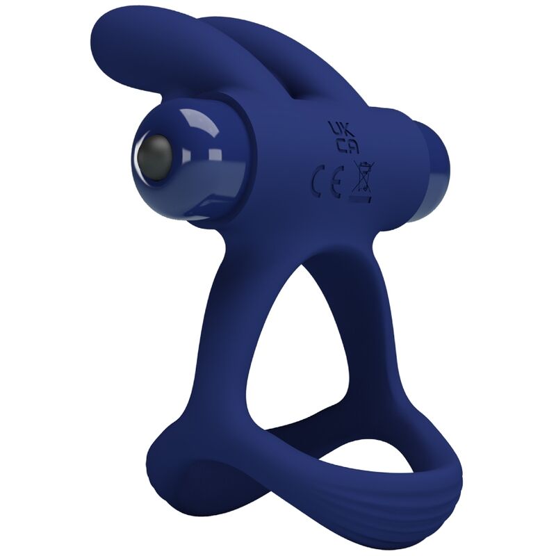 For Him Pretty Love Francisco Double Vibrating Ring Rabbit - 4