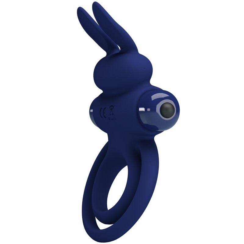 For Him Pretty Love Darey Double Vibrating Ring Rabbit - 2