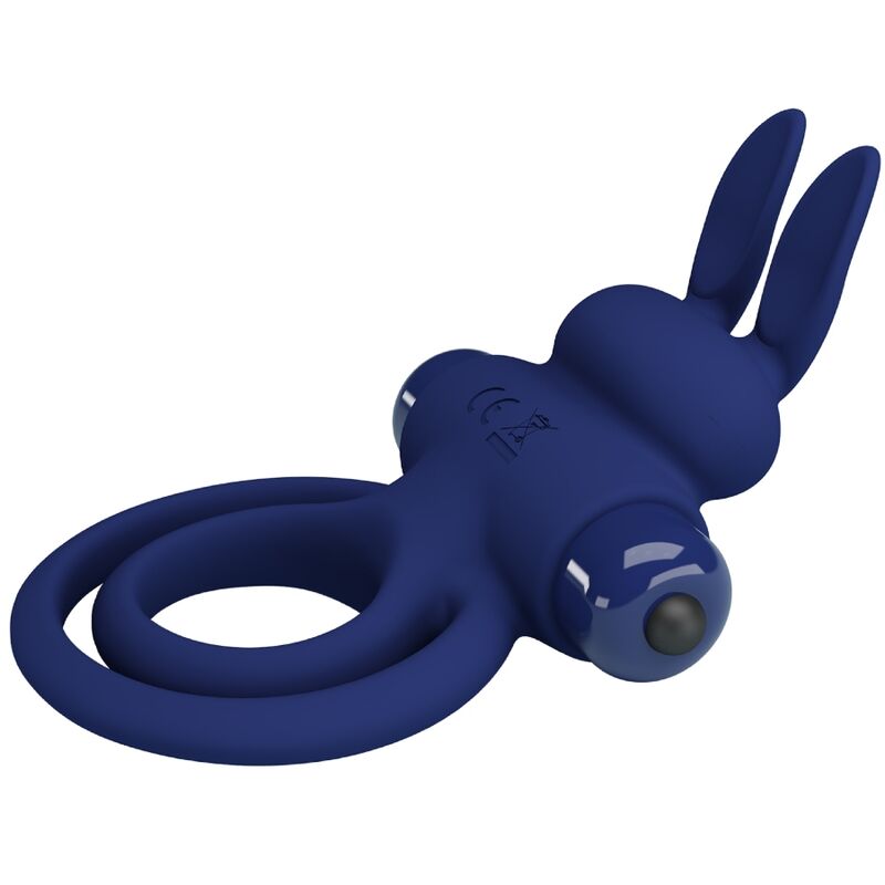 For Him Pretty Love Darey Double Vibrating Ring Rabbit - 4