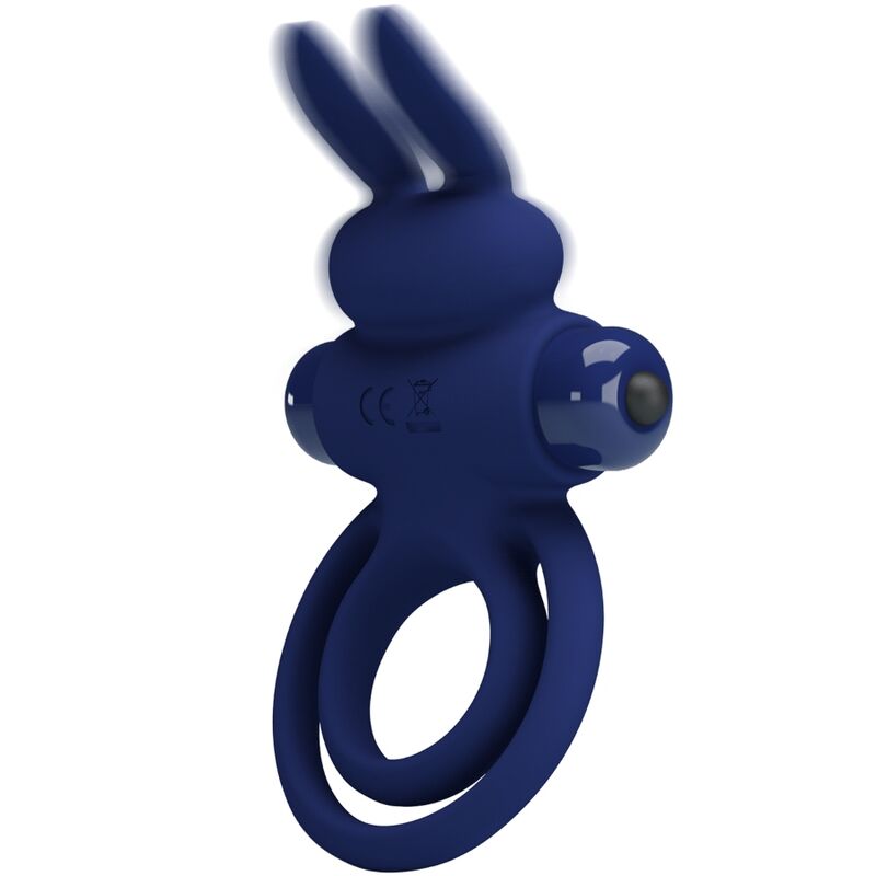 For Him Pretty Love Darey Double Vibrating Ring Rabbit - 5