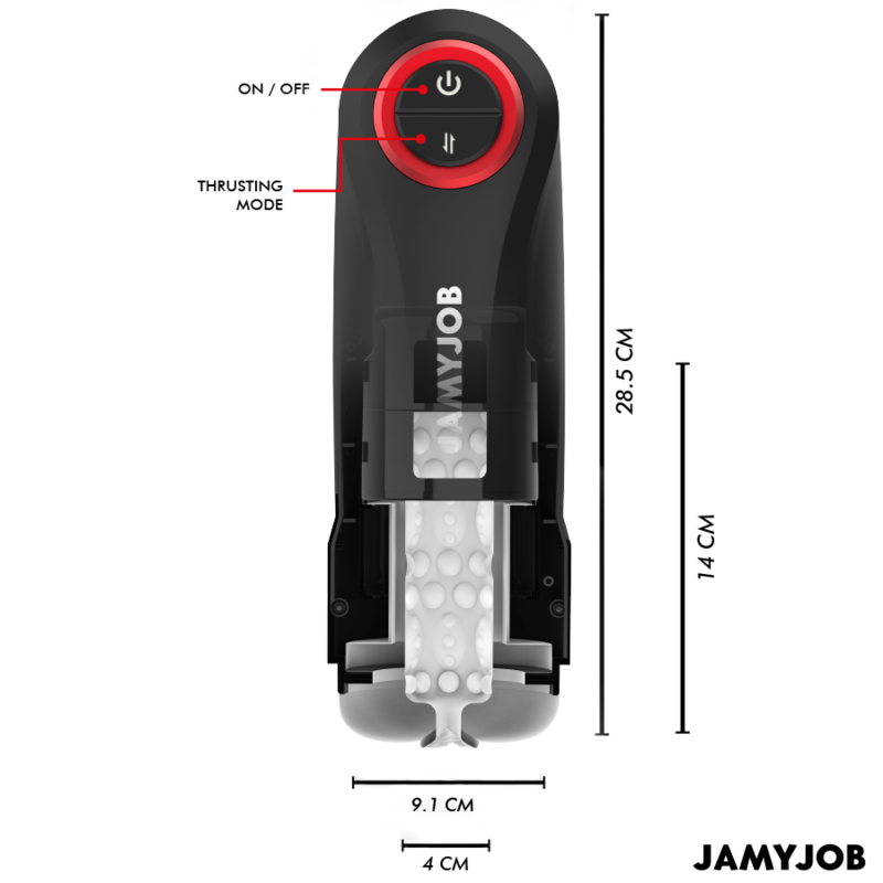 Jamyjob Gravity Automatic Vagina Masturbator 5 Thrusting Modes And Sound Effect - 3
