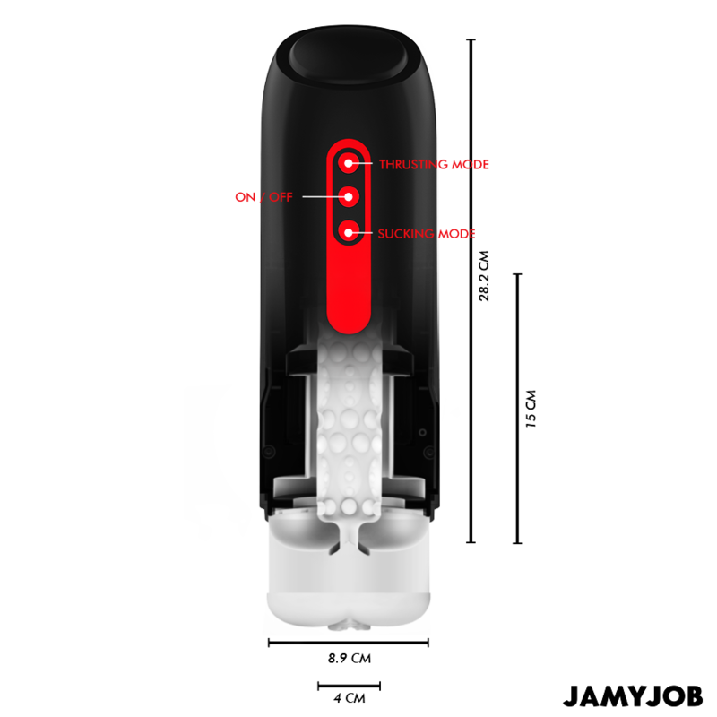 Jamyjob Phantom Automatic Vagina Masturbator 5 Suction And Thrust Modes - 4