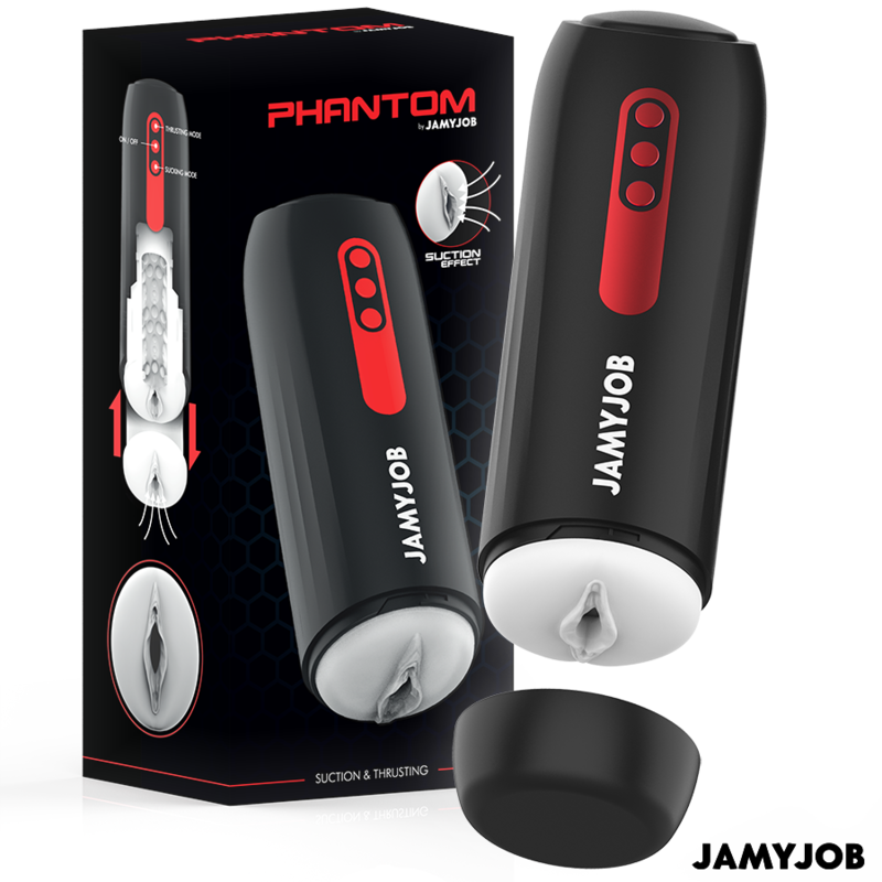 Jamyjob Phantom Automatic Vagina Masturbator 5 Suction And Thrust Modes - 2
