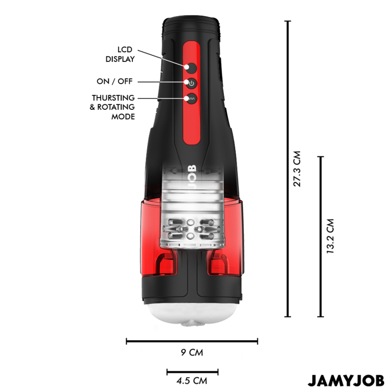 Jamyjob Cyclone Automatic Vagina Masturbator 10 Rotation And Thrust Modes - 3