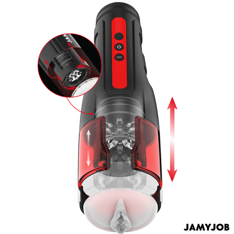 Jamyjob Cyclone Automatic Vagina Masturbator 10 Rotation And Thrust Modes - 2