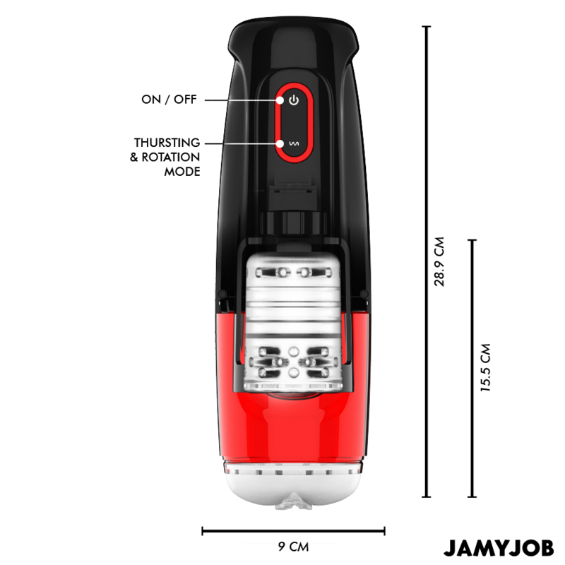 Jamyjob Storm Automatic Vagina Masturbator 10 Rotation And Thrust Modes - 3