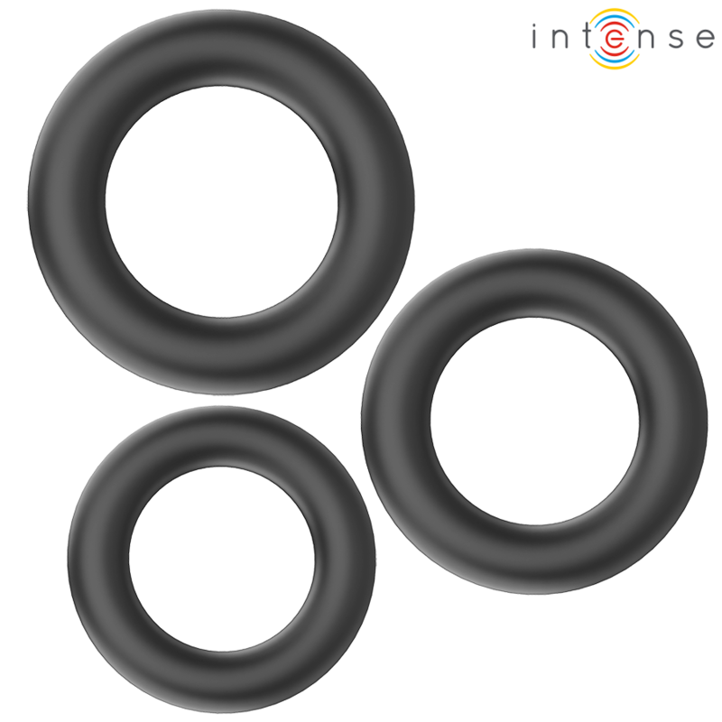 Intense For Him Hugh 3 Basic Silicone Penis Rings
