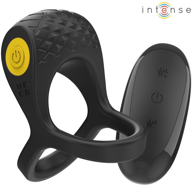 Intense For Him Alex Vibrator Double Penis Ring 10 Vibrations