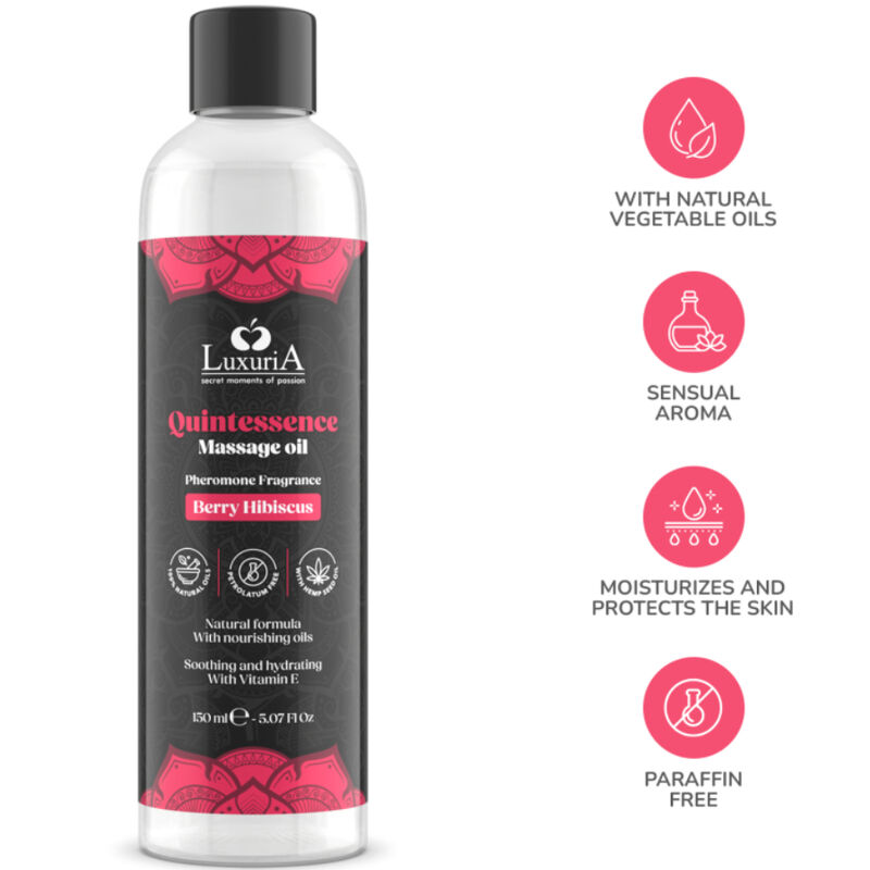 Intimateline Luxuria Massage Oil Berry 150 Ml - 4