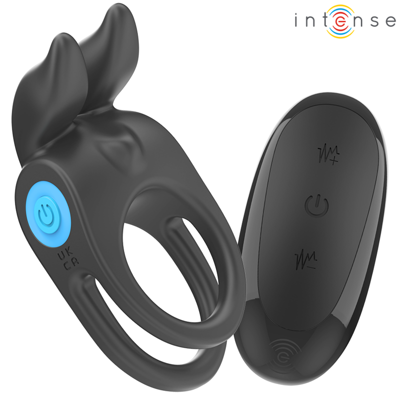 Intense For Him Sam Vibrator Double Penis Ring 10 Vibrations