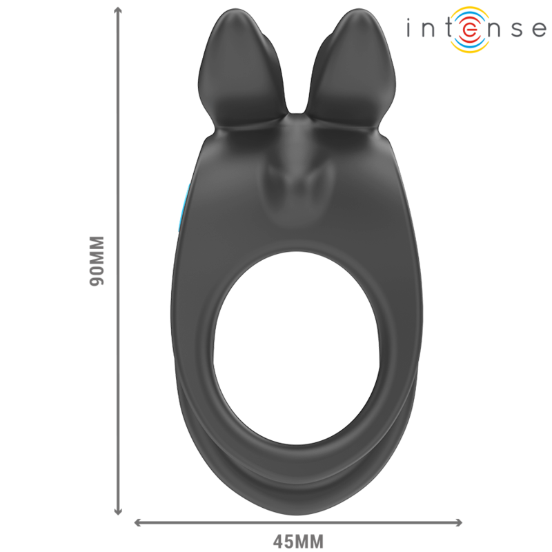 Intense For Him Sam Vibrator Double Penis Ring 10 Vibrations - 4