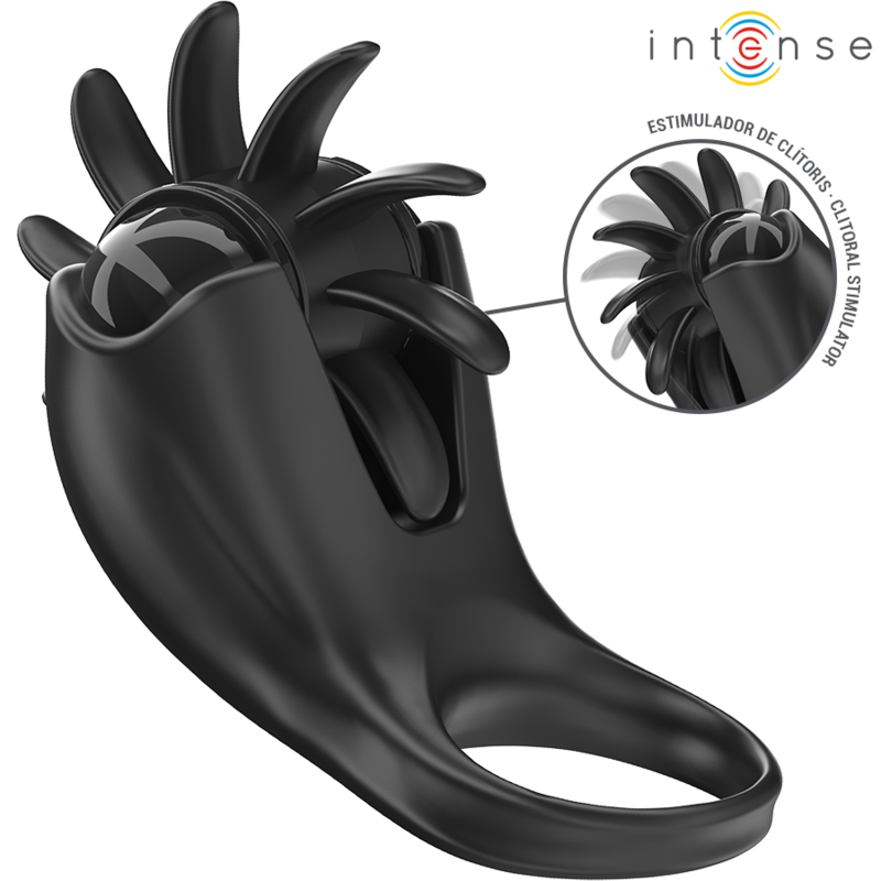 Intense For Him Mabel Vibrating Ring 10 Vibrations With Clitoris Stimulator