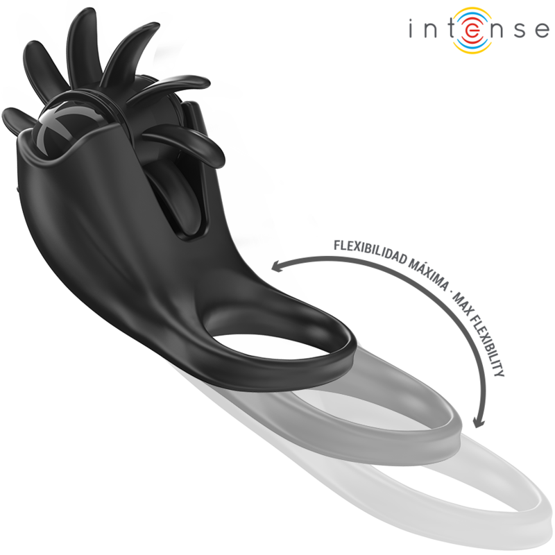 Intense For Him Mabel Vibrating Ring 10 Vibrations With Clitoris Stimulator - 3