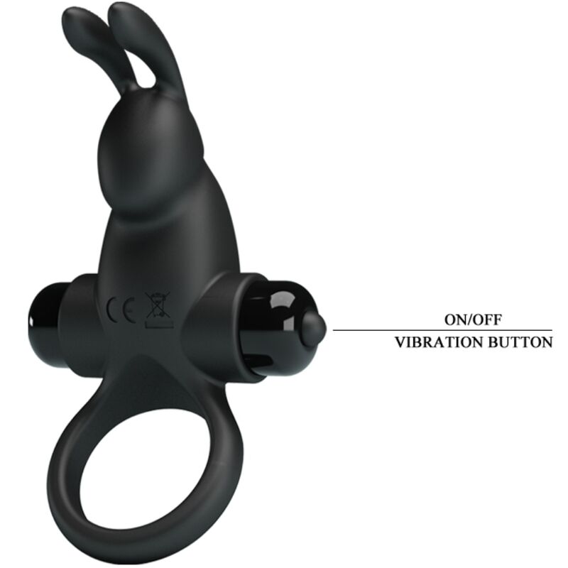 For Him Pretty Love Vibrating Ring Rabbit Clitoris Stimulator 10 Vibrations - 4