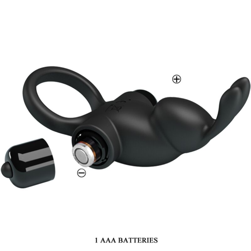 For Him Pretty Love Vibrating Ring Rabbit Clitoris Stimulator 10 Vibrations - 5