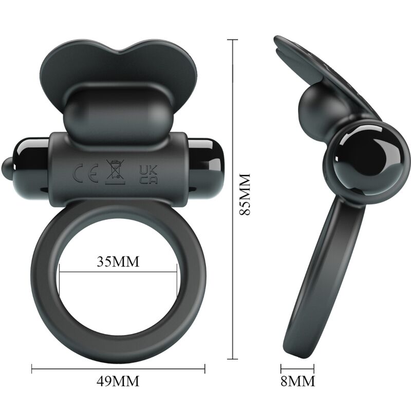 For Him Pretty Love Debonaire Vibrating Ring Rabbit 10 Vibrations - 4