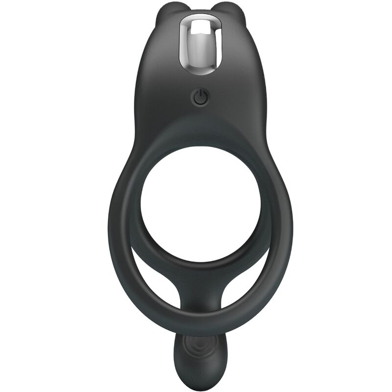 For Him Pretty Love Seth Double Vibrating Ring Rabbit 7 Vibrations