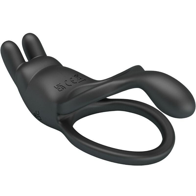 For Him Pretty Love Seth Double Vibrating Ring Rabbit 7 Vibrations - 4