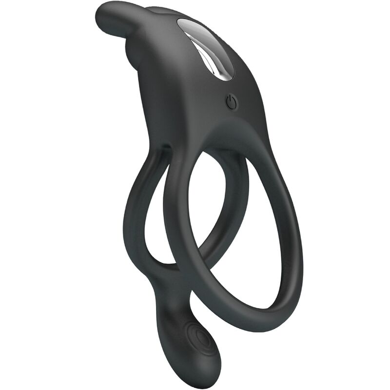 For Him Pretty Love Seth Double Vibrating Ring Rabbit 7 Vibrations - 2