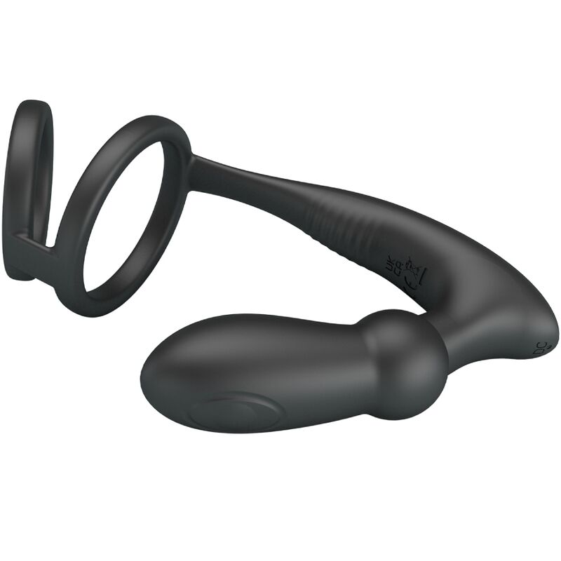 For Him Pretty Love Emoni Penis Ring Anal Plug 12 Vibrations - 3