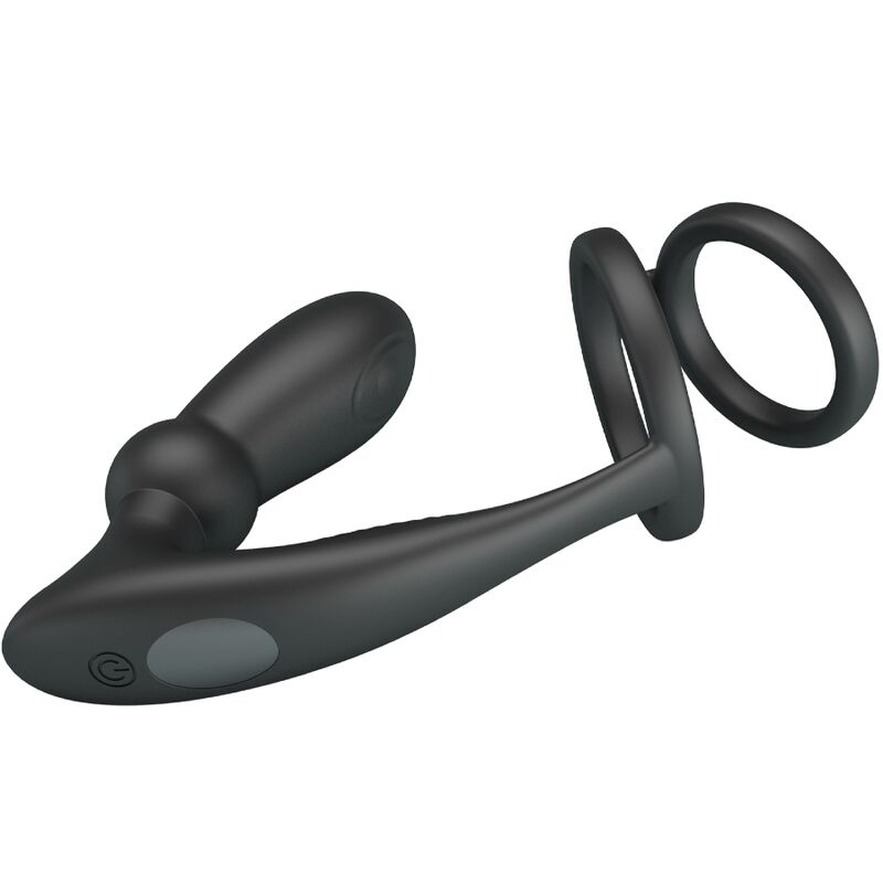For Him Pretty Love Emoni Penis Ring Anal Plug 12 Vibrations - 4