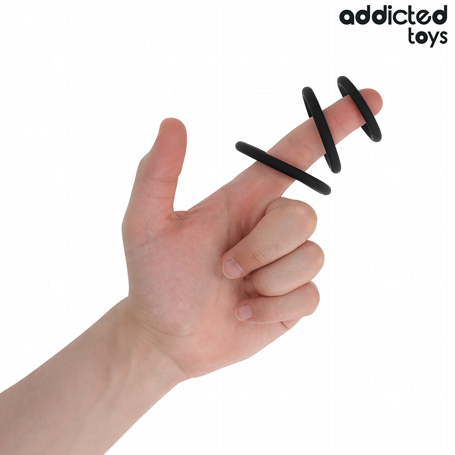 Addicted Toys OF Silicone Rings Set - 3