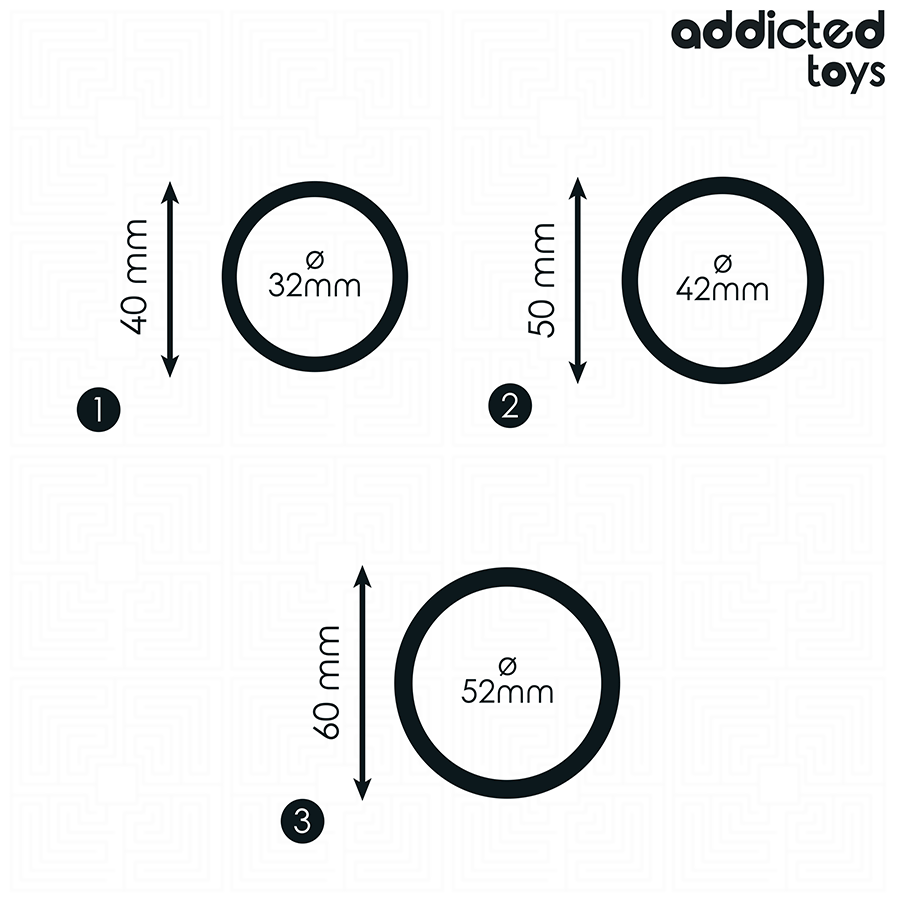Addicted Toys OF Silicone Rings Set - 5