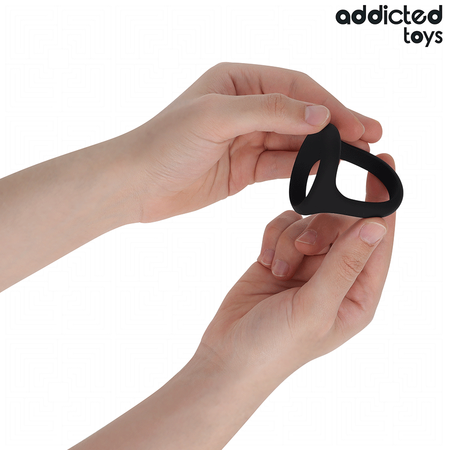Addicted Toys Thick Triple Penis Ring - 3