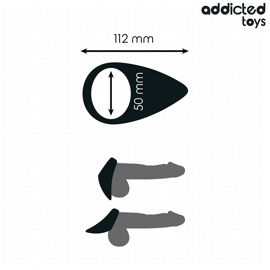 Addicted Toys Tear Shaped Penis Ring - 5