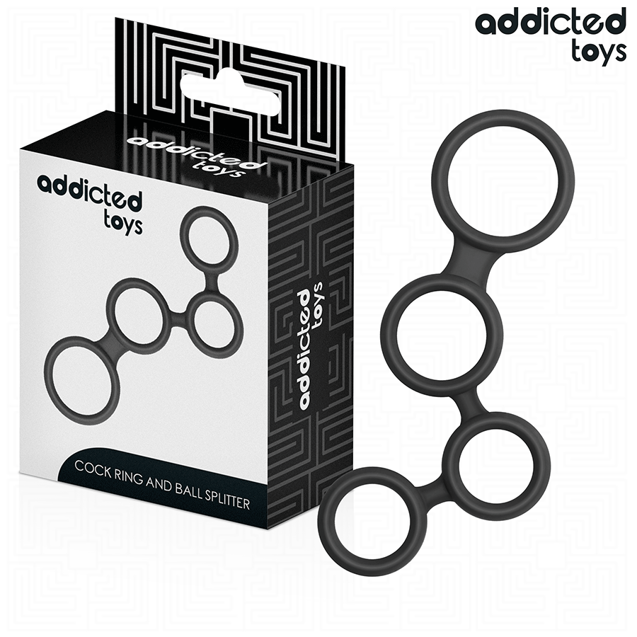 Addicted Toys Penis Ring With Dividers For Testicles - 2