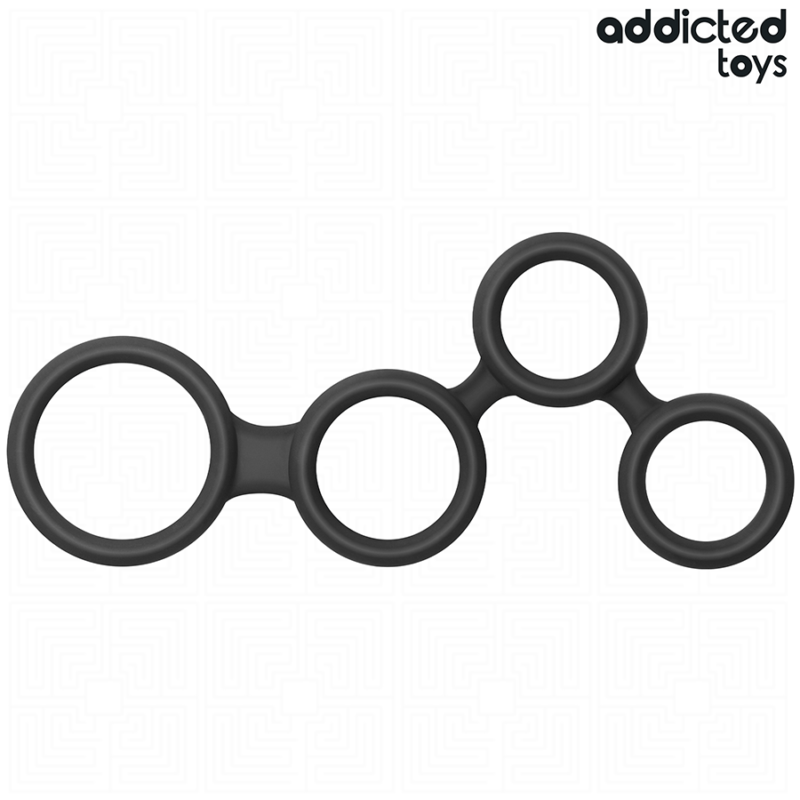 Addicted Toys Penis Ring With Dividers For Testicles