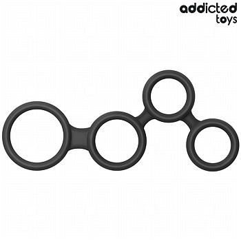 Addicted Toys Penis Ring With Dividers For Testicles