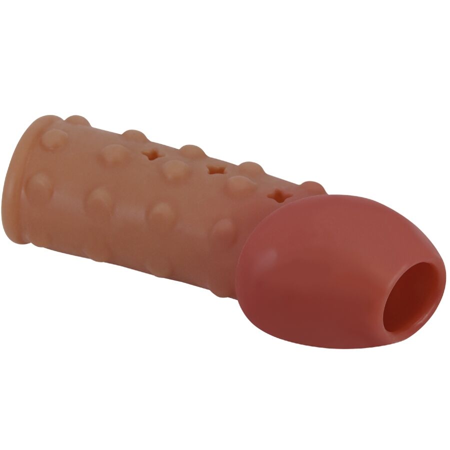 For Him Pretty Love Tight And Volumizing Penis Sleeve Natural - 4