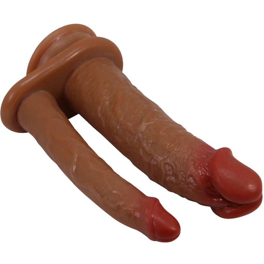 Dildos Pretty Love Hulbert Double Realistisk With Vibration Mulato - 3