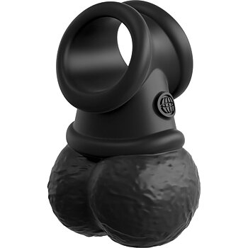 King Cock The Crown Jewels Weighted Swinging Balls Silicone