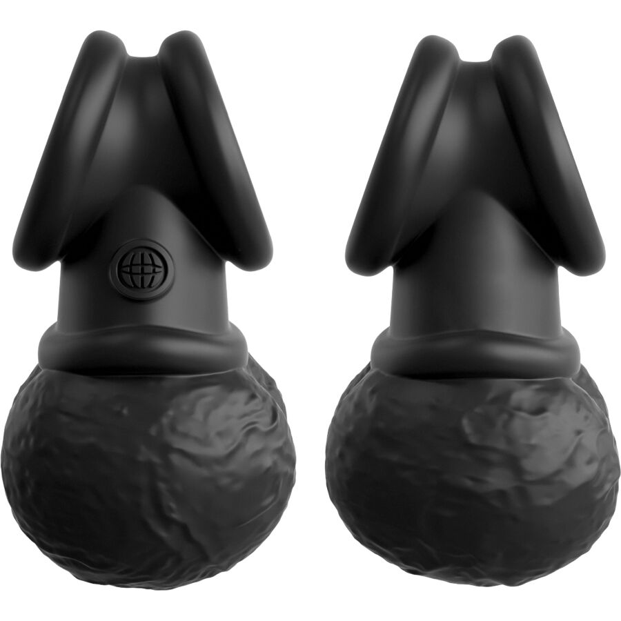 King Cock The Crown Jewels Weighted Swinging Balls Silicone - 5